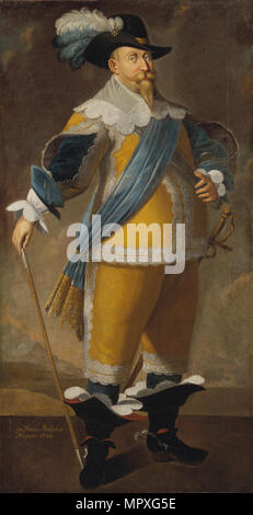 Portrait of the King Gustav II Adolf of Sweden (1594-1632). Stock Photo