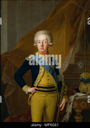 Portrait of Gustav IV Adolf of Sweden (1778-1837), 1793. Stock Photo