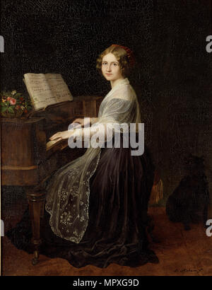 Portrait Of The Soprano Jenny Lind (1820-1887), 1840-1842 Stock Photo ...