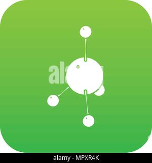 Acetone molecule. Molecular chemical structural formula and model of ...