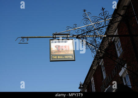 Bull Hotel, Stony Stratford, Buckinghamshire Stock Photo