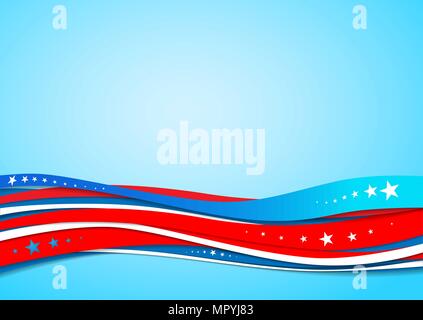 national American background Stock Vector