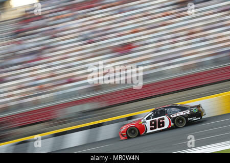 Concord, North Carolina, USA. 24th May, 2018. Parker Kligerman (96) brings his race car down the front stretch during qualifying for the Coca-Cola 600 at Charlotte Motor Speedway in Concord, North Carolina. Credit: Chris Owens Asp Inc/ASP/ZUMA Wire/Alamy Live News Stock Photo