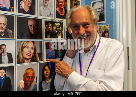 Schull, Ireland. 25th May 2018. Pictured at the Fastnet Film Festival Guests Party held on Friday night in Schull is Lord David Puttnam. David has produced films such as Chariots of Fire, Bugsy Malone and Local Hero, to name but a few. The festival runs until Sunday. Credit: Andy Gibson/Alamy Live News. Stock Photo