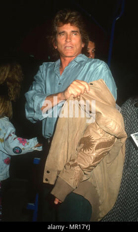 INGLEWOOD, CA - MARCH 6: Actor Michael Landon attends the Moscow Circus Opening Night Performance on March 6, 1991 at the Great Western Forum in Inglewood, California. Photo by Barry King/Alamy Stock Photo Stock Photo