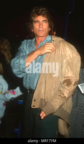 INGLEWOOD, CA - MARCH 6: Actor Michael Landon attends the Moscow Circus Opening Night Performance on March 6, 1991 at the Great Western Forum in Inglewood, California. Photo by Barry King/Alamy Stock Photo Stock Photo