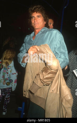 INGLEWOOD, CA - MARCH 6: Actor Michael Landon attends the Moscow Circus Opening Night Performance on March 6, 1991 at the Great Western Forum in Inglewood, California. Photo by Barry King/Alamy Stock Photo Stock Photo