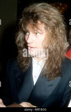 BEVERLY HILLS, CA - MARCH 7: Singer Jon Bon Jovi attends the 19th Annual American Film Institute (AFI) Lifetime Achievement Award Salute to Kirk Douglas on March 7, 1991 at Beverly Hilton Hotel in Beverly Hills, California. Photo by Barry KIng/Alamy Stock Photo Stock Photo