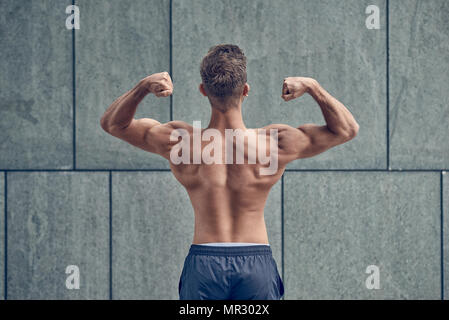 Back View Tattoed Muscular Man Posing Stock Photo 431831560 | Shutterstock