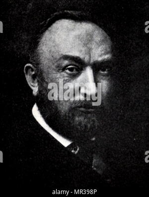 Photographic portrait of Edward Charles Pickering (1846-1919) an American astronomer and physicist. Dated 20th century Stock Photo