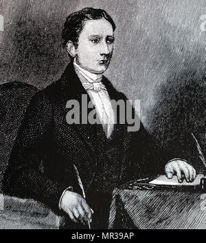 Portrait of Isaac Pitman (1813-1897) an English teacher who developed ...