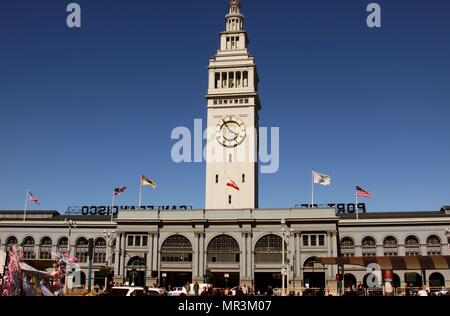 Ferry building in San Francisco Stock Photo