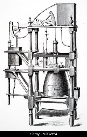 Thomas Newcomen Steam Engine 1712 the first atmospheric steam engine in ...