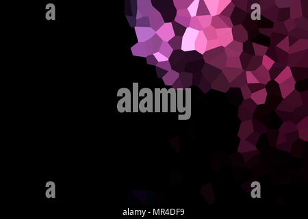 Colorful abstract geometric background with  solid figures. Abstract modern background with  pink polygons. Stock Photo