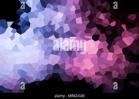 Abstract modern background with  geometric pattern from various  pink and blue polygons and triangles Stock Photo