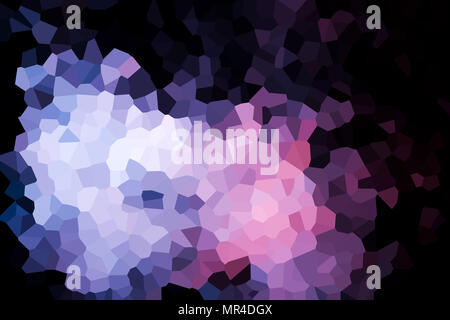Abstract modern background with  geometric pattern from various  pink and blue polygons and triangles Stock Photo