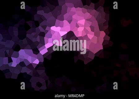 Polygon. A photograph of an  colorful modern  poly  pink, blue and orange abstract background Stock Photo