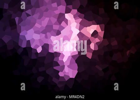 Polygon. A photograph of an  colorful modern  poly  pink and purple abstract background Stock Photo