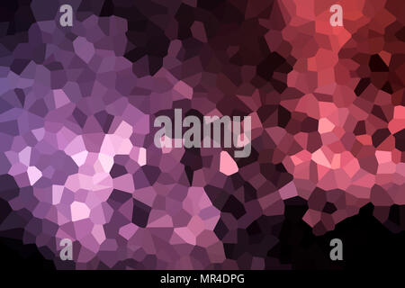 Polygon. A photograph of an  colorful modern  poly  pink and orange abstract background Stock Photo