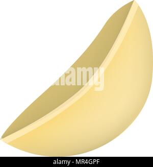 Macaroni mockup, realistic style Stock Vector