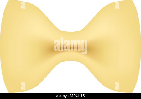 Farfalle mockup, realistic style Stock Vector