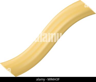 Campanelle mockup, realistic style Stock Vector