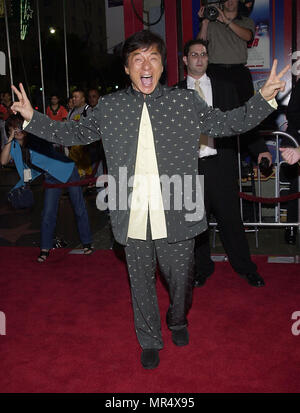 Jackie Chan arriving at the Rush Hour premiere  at the Chinese Theatre in Los Angeles  July 27, 2001  ChanJackie02.JPGChanJackie02 Red Carpet Event, Vertical, USA, Film Industry, Celebrities,  Photography, Bestof, Arts Culture and Entertainment, Topix Celebrities fashion /  Vertical, Best of, Event in Hollywood Life - California,  Red Carpet and backstage, USA, Film Industry, Celebrities,  movie celebrities, TV celebrities, Music celebrities, Photography, Bestof, Arts Culture and Entertainment,  Topix, vertical, one person,, from the year , 2001, inquiry tsuni@Gamma-USA.com Fashion - Full Leng Stock Photo