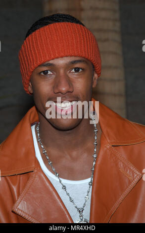 Nick Cannon arrives at the 2002 Fox Billboard Music Awards held at the MGM Grand Hotel in Las Vegas, NV., December 9, 2002.CannonNick01A Red Carpet Event, Vertical, USA, Film Industry, Celebrities,  Photography, Bestof, Arts Culture and Entertainment, Topix Celebrities fashion /  Vertical, Best of, Event in Hollywood Life - California,  Red Carpet and backstage, USA, Film Industry, Celebrities,  movie celebrities, TV celebrities, Music celebrities, Photography, Bestof, Arts Culture and Entertainment,  Topix, headshot, vertical, one person,, from the year , 2002, inquiry tsuni@Gamma-USA.com Stock Photo