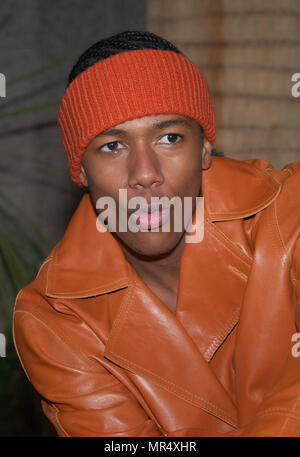 Nick Cannon arrives at the 2002 Fox Billboard Music Awards held at the MGM Grand Hotel in Las Vegas, NV., December 9, 2002. CannonNick03 Red Carpet Event, Vertical, USA, Film Industry, Celebrities,  Photography, Bestof, Arts Culture and Entertainment, Topix Celebrities fashion /  Vertical, Best of, Event in Hollywood Life - California,  Red Carpet and backstage, USA, Film Industry, Celebrities,  movie celebrities, TV celebrities, Music celebrities, Photography, Bestof, Arts Culture and Entertainment,  Topix, headshot, vertical, one person,, from the year , 2002, inquiry tsuni@Gamma-USA.com Stock Photo