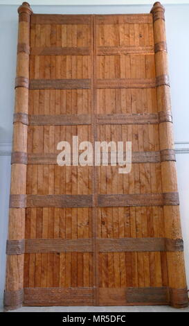 The reconstructed Balawat Gates which adorned the main doors of several ...