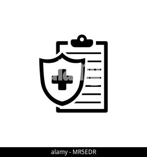 Medical insurance icon. Health insurance symbol Stock Vector