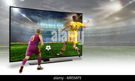 Football matches discount on tv today