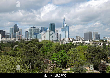 Paris, Financial District, La Defense at Night Stock Photo - Alamy