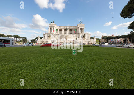 Rome Italy,  Piazza Venezia, Vittoriano monument, Stock Photo