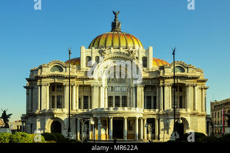 Palace of Fine Arts - Mexico City, Mexico Stock Photo