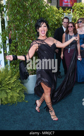 Alejandra Guzman arrives at the 3rd Annual Latin Grammy Awards at the Kodak Theater in Los Angeles, CA on September 18, 2002. GuzmanAlejandra03 Red Carpet Event, Vertical, USA, Film Industry, Celebrities,  Photography, Bestof, Arts Culture and Entertainment, Topix Celebrities fashion /  Vertical, Best of, Event in Hollywood Life - California,  Red Carpet and backstage, USA, Film Industry, Celebrities,  movie celebrities, TV celebrities, Music celebrities, Photography, Bestof, Arts Culture and Entertainment,  Topix, vertical, one person,, from the year , 2002, inquiry tsuni@Gamma-USA.com Fashio Stock Photo