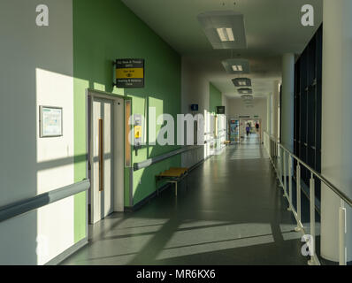 Interior of Royal Stoke University Hospital Stock Photo