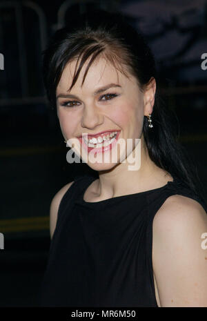 Anna Paquin arriving at the premiere of ' X2-X-Men United ' at the Chinese Theatre in Los Angeles. April 28, 2003.PaquinAnna028 Red Carpet Event, Vertical, USA, Film Industry, Celebrities,  Photography, Bestof, Arts Culture and Entertainment, Topix Celebrities fashion /  Vertical, Best of, Event in Hollywood Life - California,  Red Carpet and backstage, USA, Film Industry, Celebrities,  movie celebrities, TV celebrities, Music celebrities, Photography, Bestof, Arts Culture and Entertainment,  Topix, headshot, vertical, one person,, from the year , 2003, inquiry tsuni@Gamma-USA.com Stock Photo