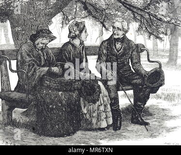 Woman sitting on a bench Stock Photo - Alamy