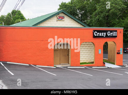 HICKORY, NC, USA-21 MAY 18: Crazy Grill restaurant. Stock Photo