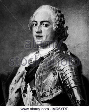 Portrait of the King Louis XV (1710-1774), ca 1723-1724. Artist: Van Stock Photo: 60387022 - Alamy