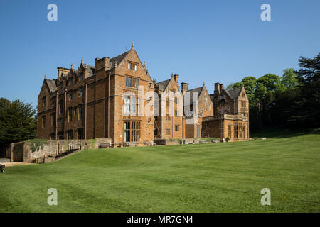 Rear view of Fairleigh Dickinson University, formerly Wroxton College at Wroxton, near Banbury, Oxfordshire Stock Photo