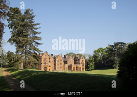 Rear view of Fairleigh Dickinson University, formerly Wroxton College at Wroxton, near Banbury, Oxfordshire Stock Photo