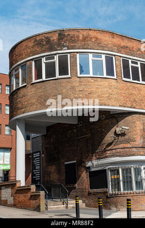 The Old Red Bus Station, Vicar Lane, Leeds Stock Photo