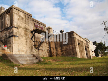 Originally planned as a monument to Revolutionary War hero James Screven, construction was not begun on this site until 1897. It served as a miliitary Stock Photo