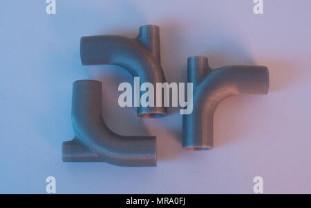 3D printer details, selfmade printed at home Stock Photo