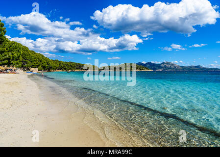 Platja de Formentor - beautiful beach at cap formentor, Mallorca - Spain Stock Photo