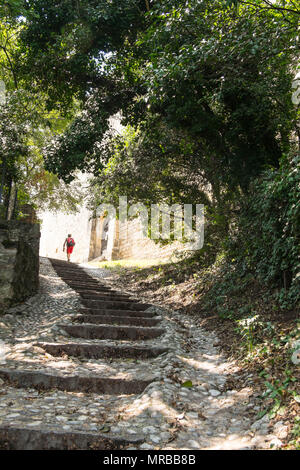 After climbing a lot of stairs you reach the Rocca of Asolo