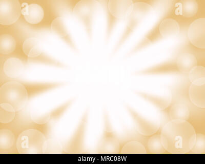 Abstract lighting white color and bokeh on pastel color copy space background Stock Photo