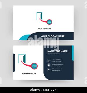 cash on delivery, business card design template, Visiting for your company, Modern Creative and Clean identity Card Vector Stock Vector